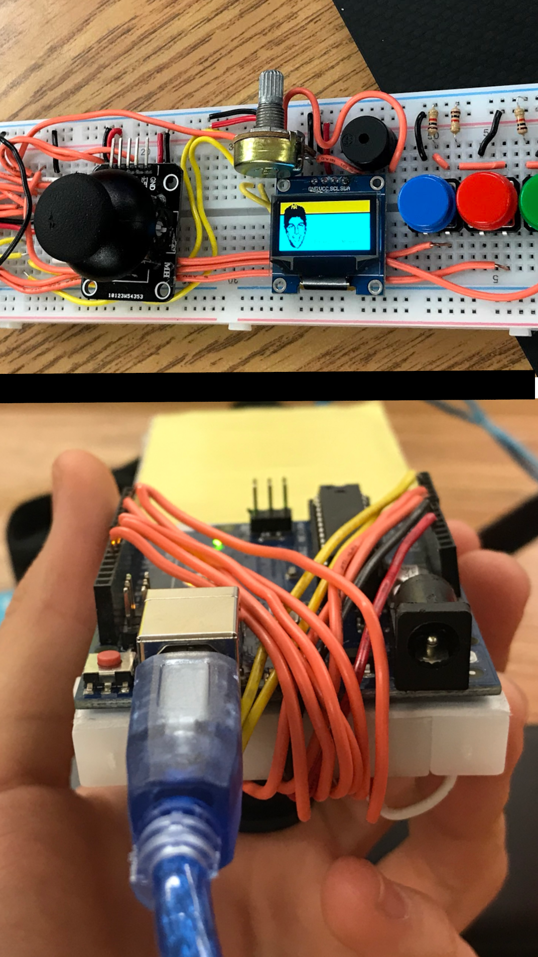 Thumbnail of Portable Game Console on a Breadboard